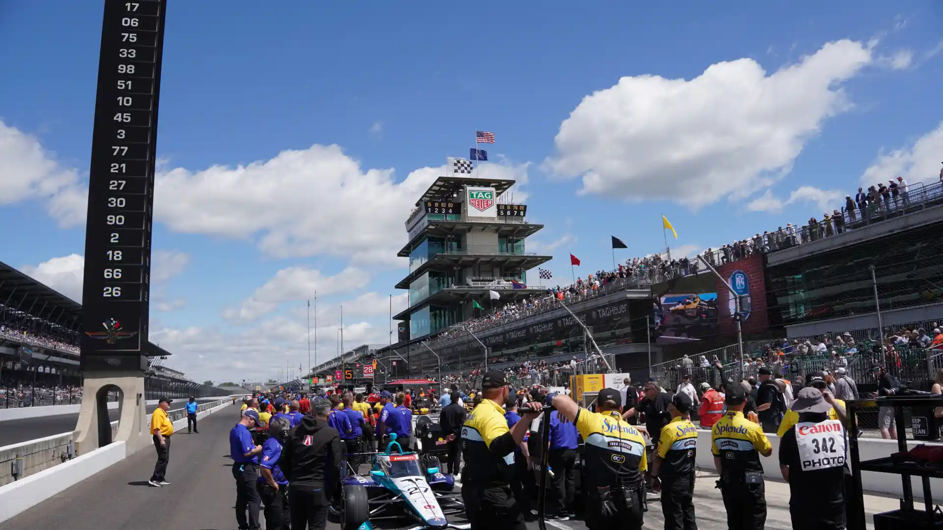 Indianapolis Motor Speedway ahead of the Indy 500