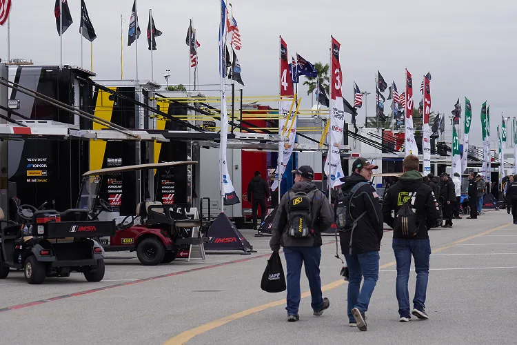 Laguna Seca Pit lane
