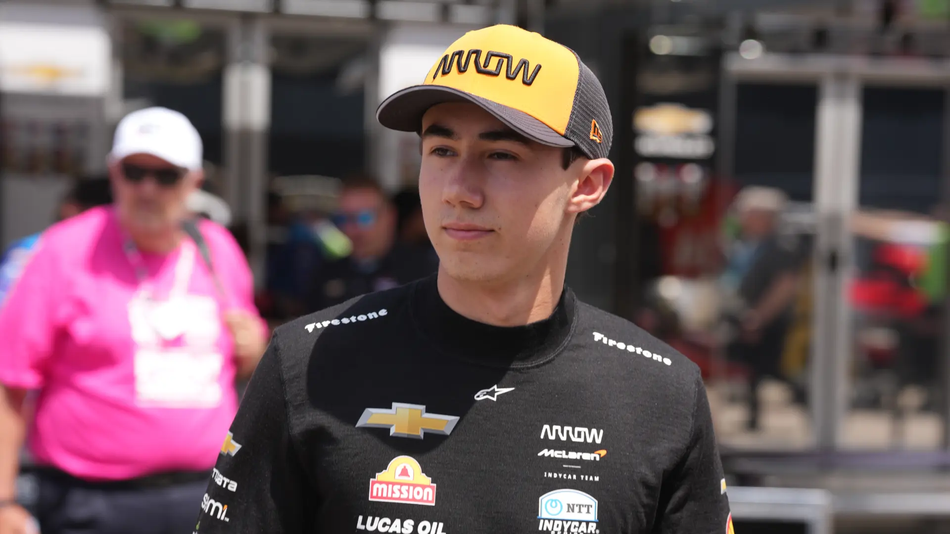 Nolan Siegel racing for Arrow McLaren