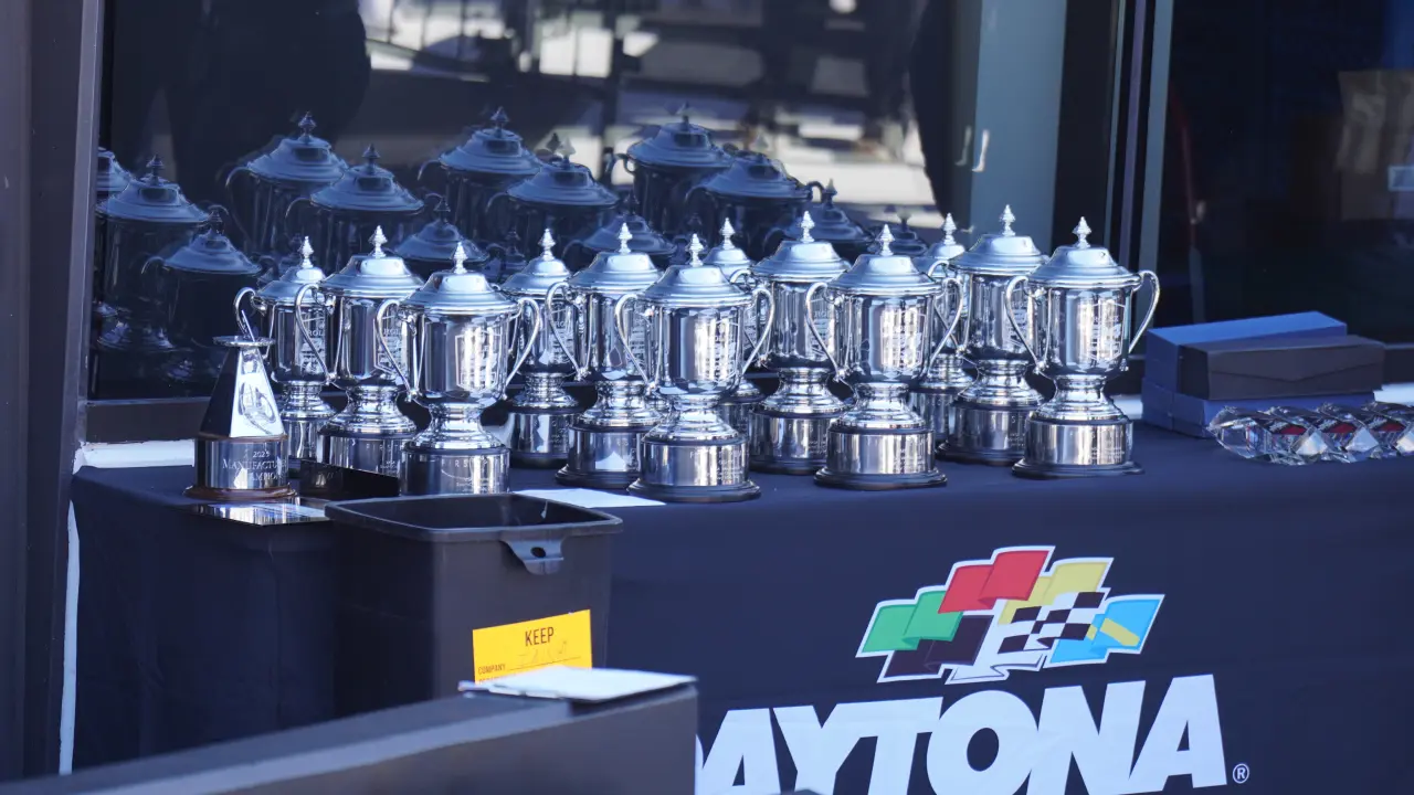 Trophies at the 2025 24 Hours of Daytona