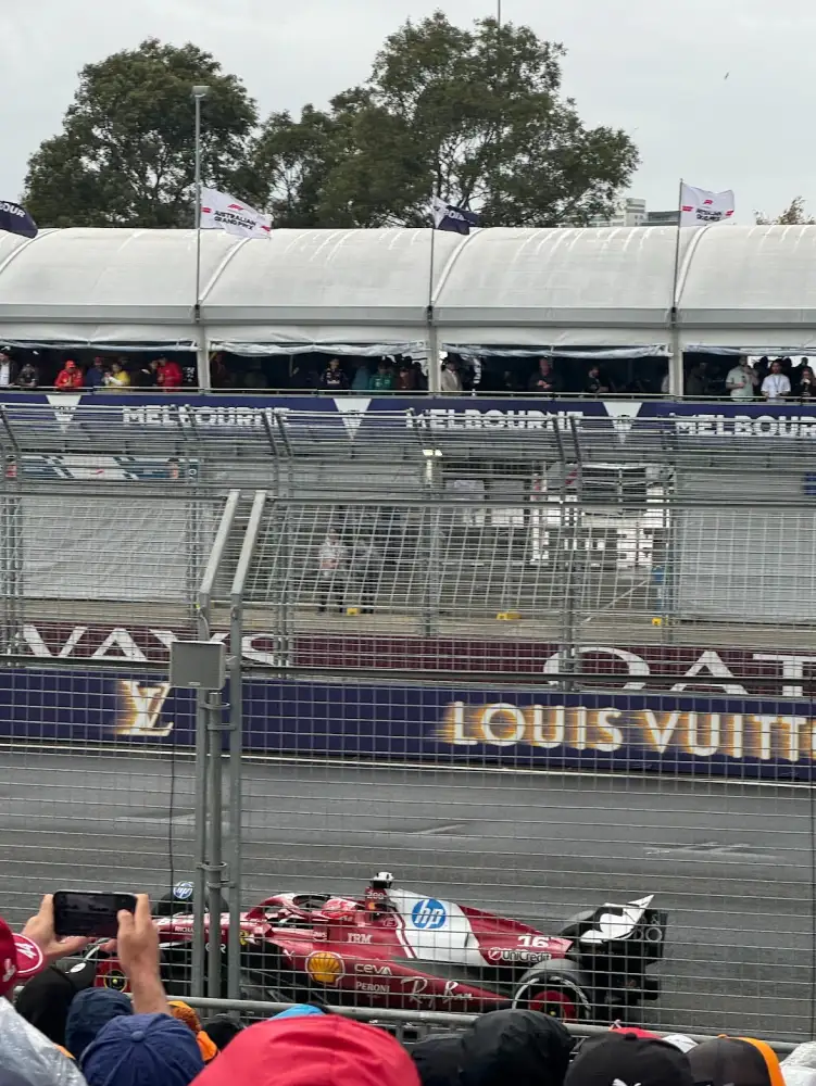 View from the Senna Grandstand