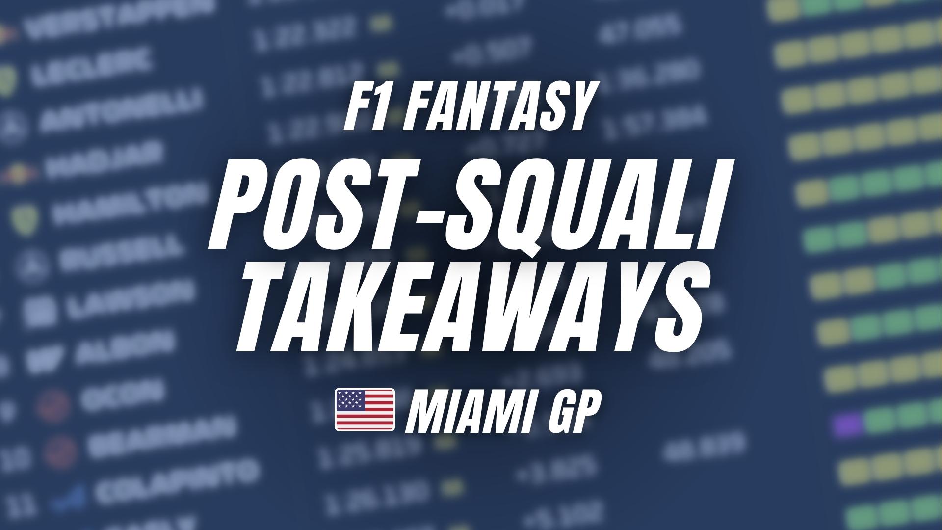 F1 Fantasy Formation Lap: McLaren Forces a Decision in Miami