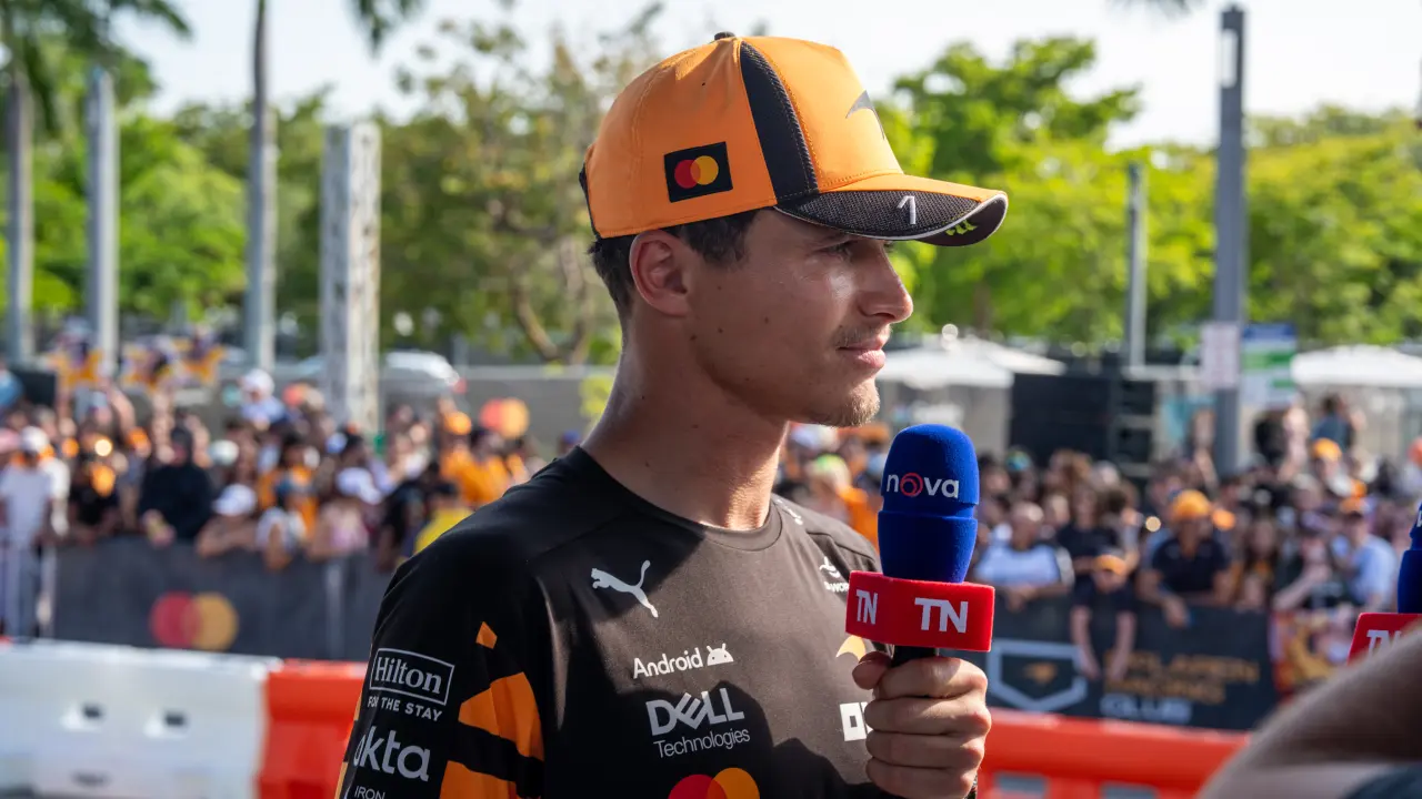 Lando Norris at McLaren Racing Live