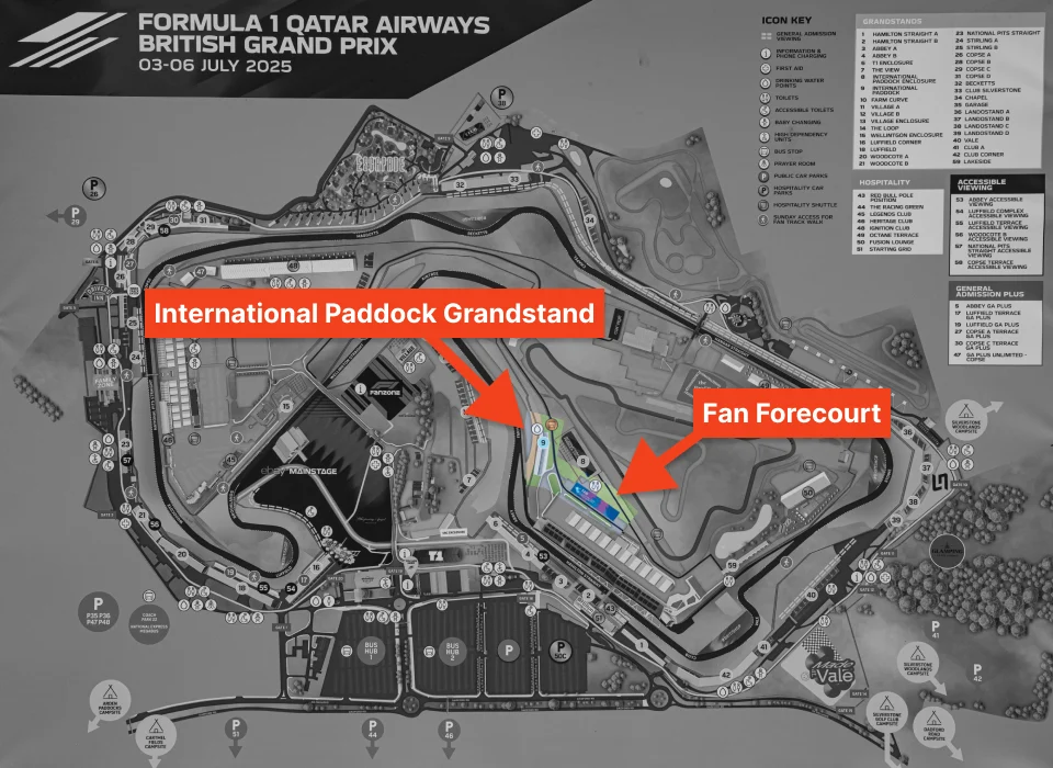 Map of Silverstone