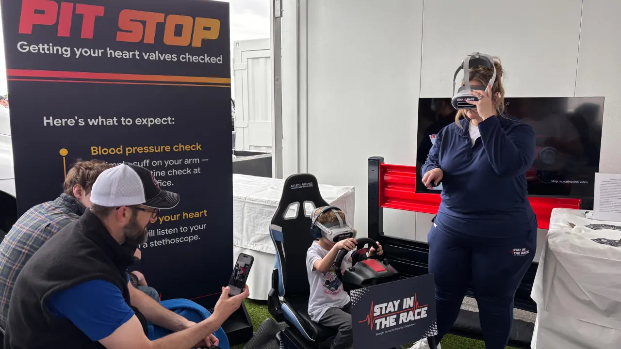 'Stay in the Race' activation