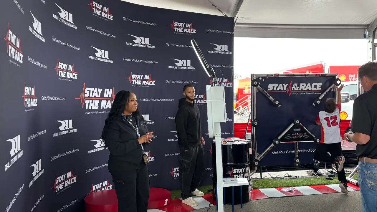 'Stay in the Race' activation