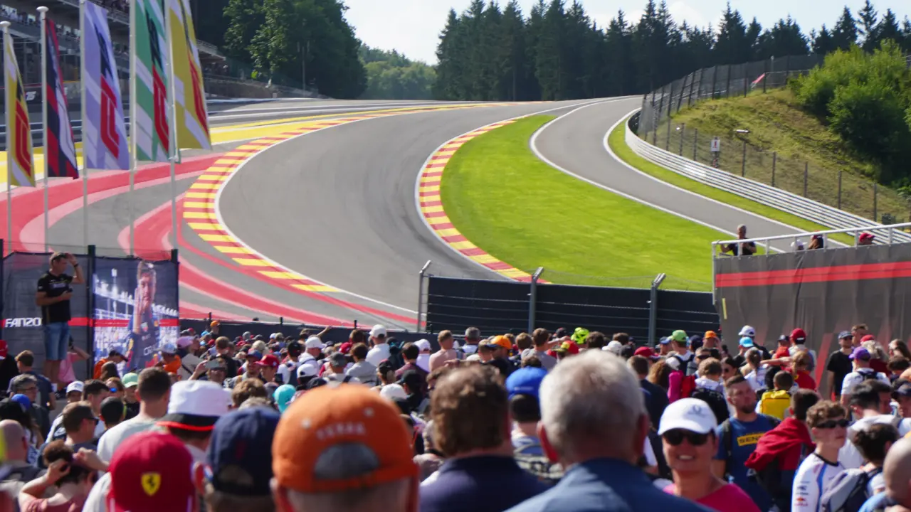 View of Eau Rouge