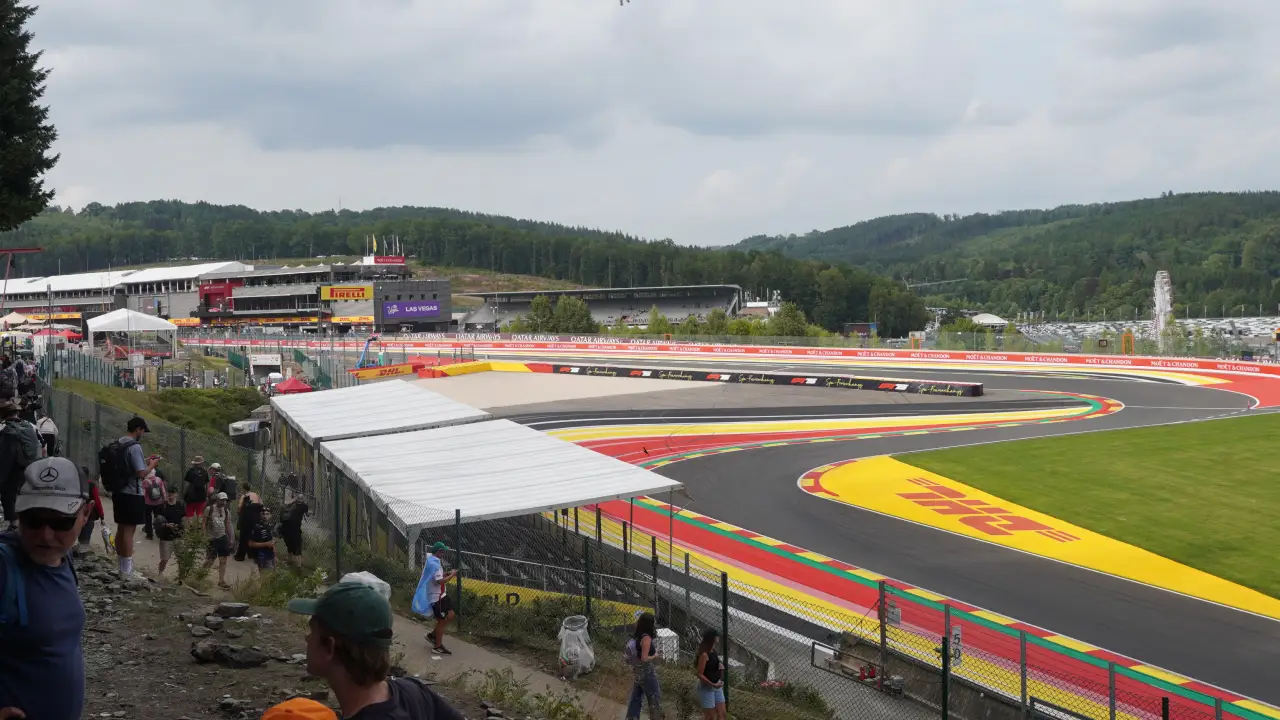 View of the Bus Stop Chicane