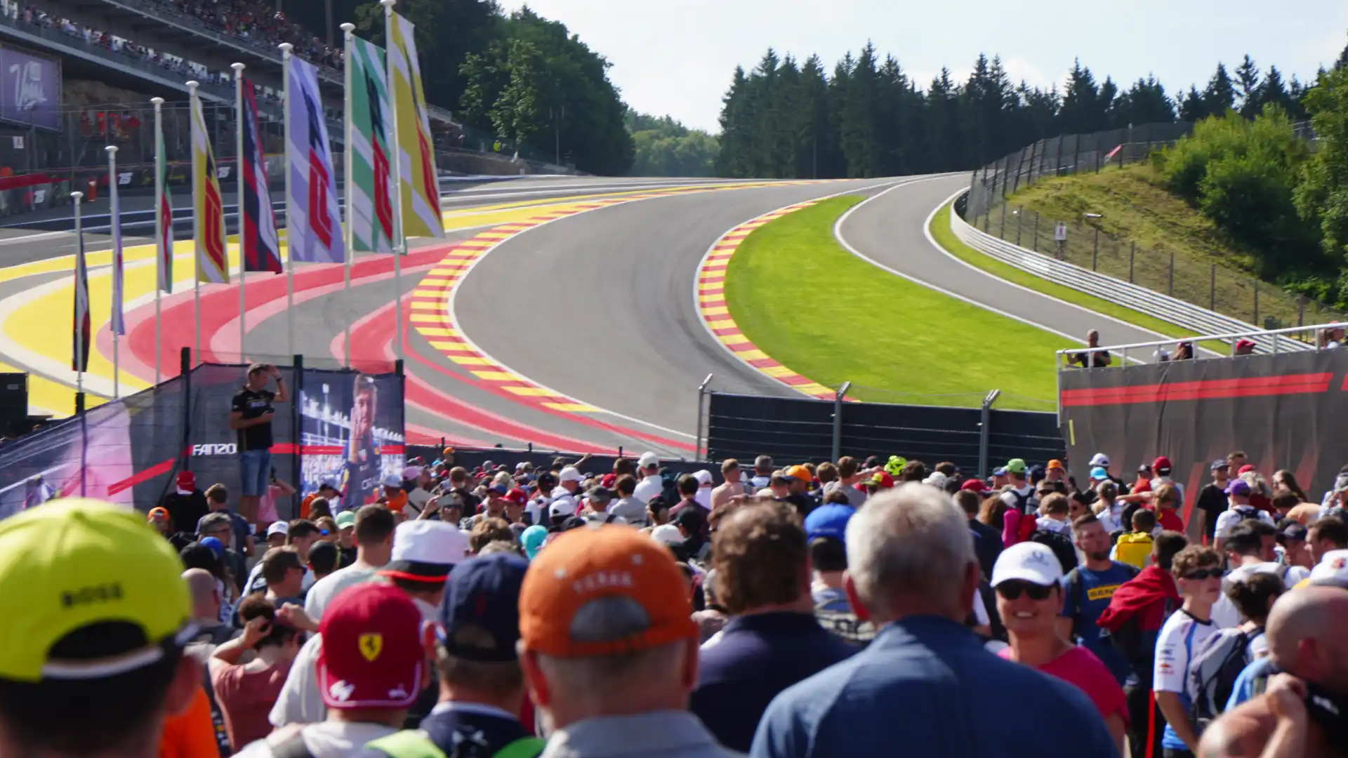 View of Eau Rouge at Spa-Francorchamps