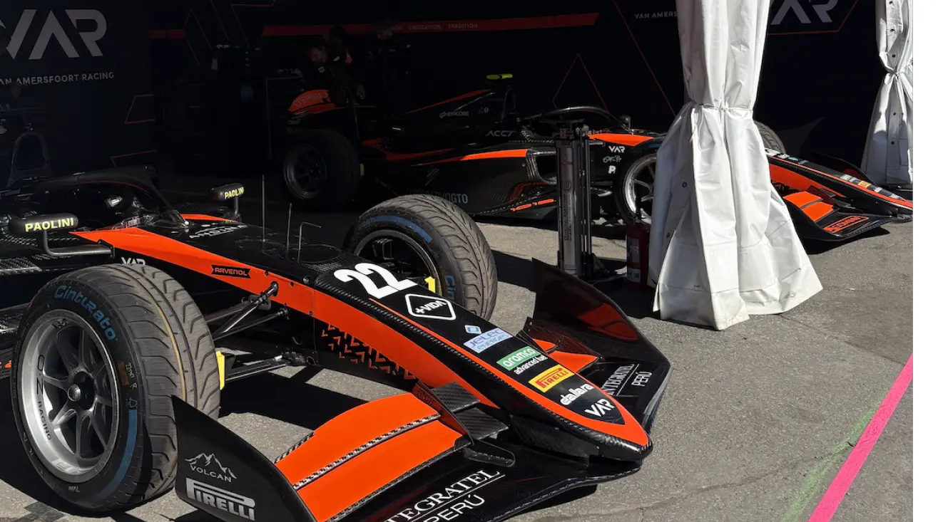 Formula 2 Cars in the F2 Paddock