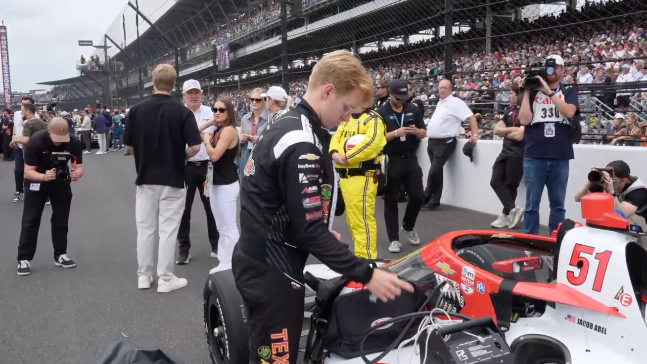 Jacob Abel on the 2026 Indy 500 starting grid