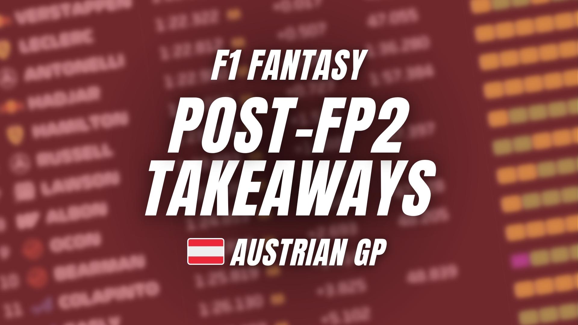 F1 Fantasy Formation Lap: Antonelli Dominating Austria