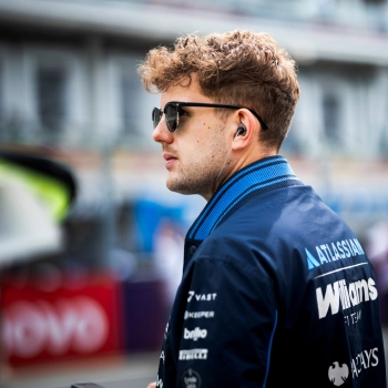 Owen Maers working for Williams Racing