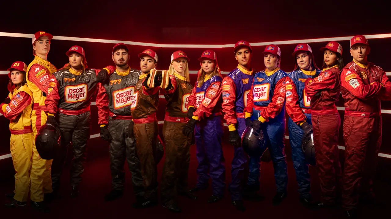 The 2026 Hotdoggers competing in the Wienie 500 (Source: Oscar Mayer)