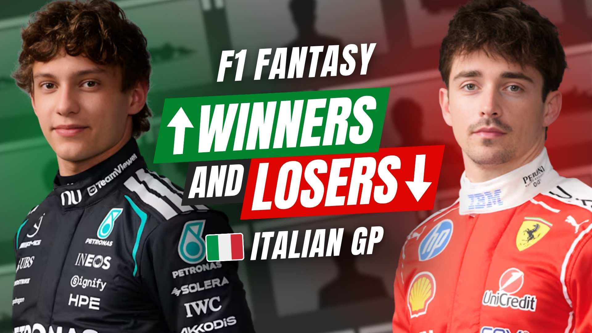 F1 Fantasy Winners and Losers: 2026 Italian Grand Prix