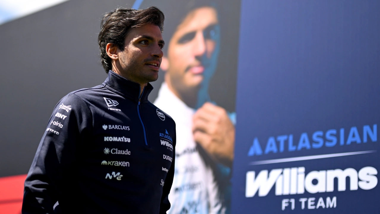Carlos Sainz Jr. arrives at the Williams paddock ahead of the 2026 Canadian Grand Prix. (Photo: Sam Bagnall/Sutton Images)