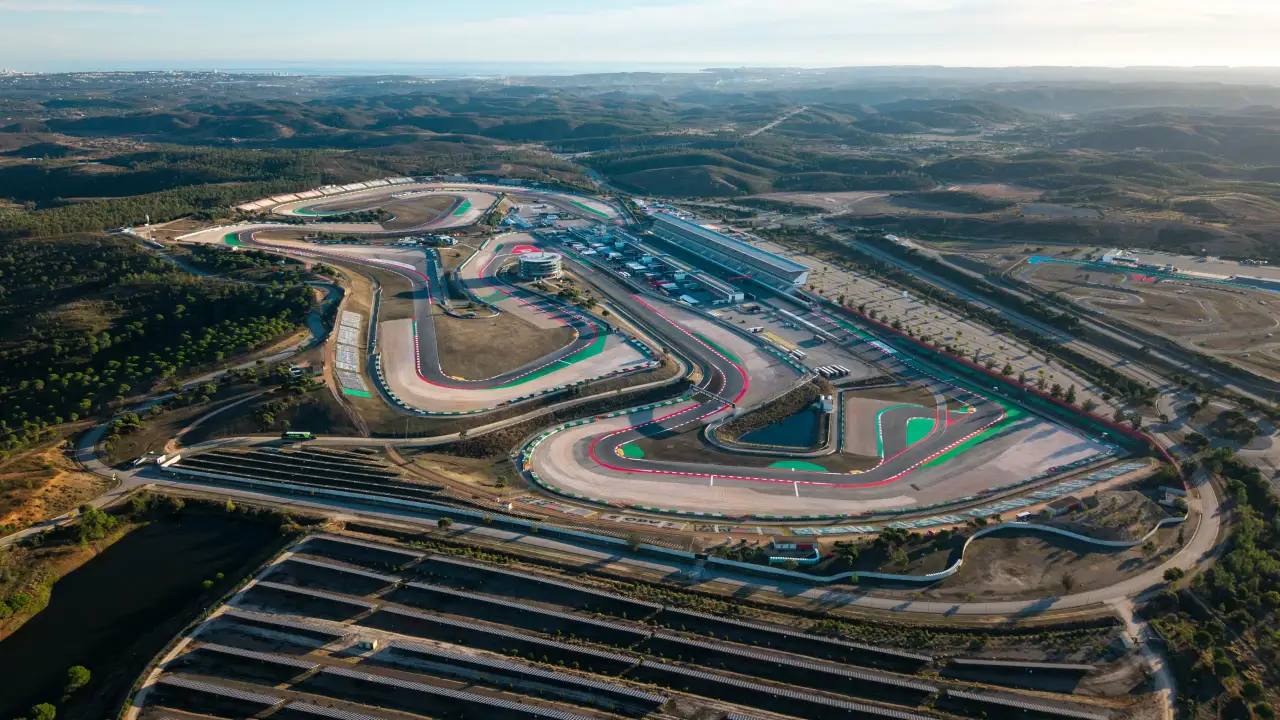 Aerial shot of the Autódromo Internacional do Algarve in Portimão, Portugal. Portugal will be hosting an F1 race in 2027 for the first time since 2021. (Photo: Formula 1)