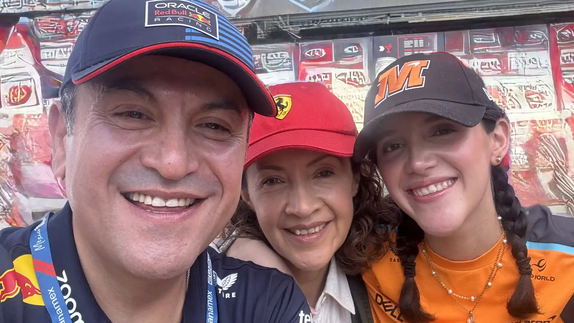 Majo and Her Family at the Mexican Grand Prix in 2025