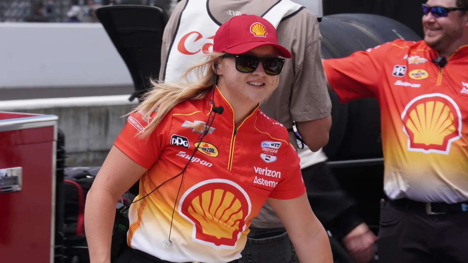 Indy 500 Winning Mechanic Caitlyn Brown (Photo: Greg Kallman/FanAmp)