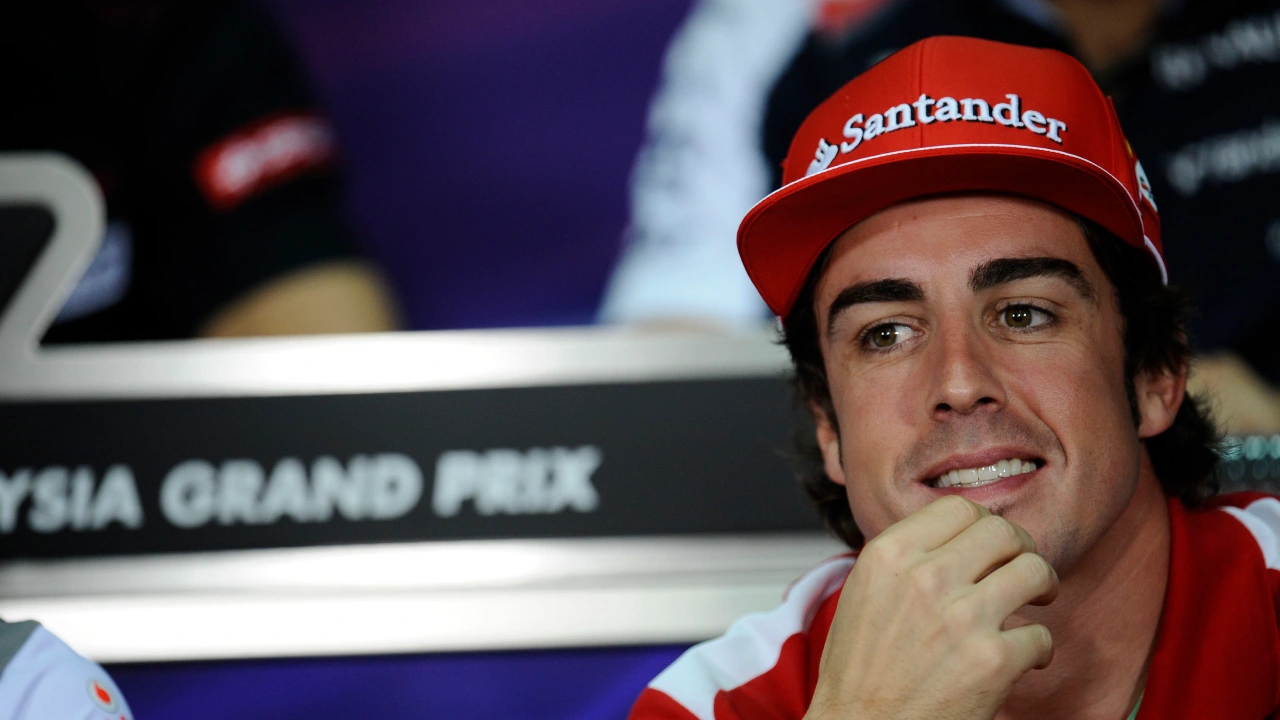 Fernando Alonso speaks at the 2013 Malaysian Grand Prix Drivers’ Press Conference (Photo: Ferrari Media Centre)