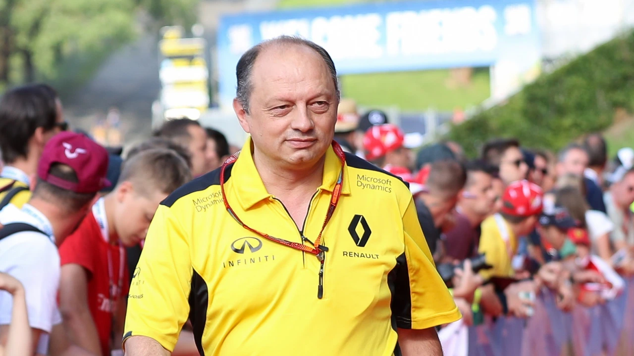 Fred Vasseur at the 2016 Austrian Grand Prix during his first year in Formula 1, as Renault team principal. (Photo: GEPA Pictures/Red Bull Content Pool)