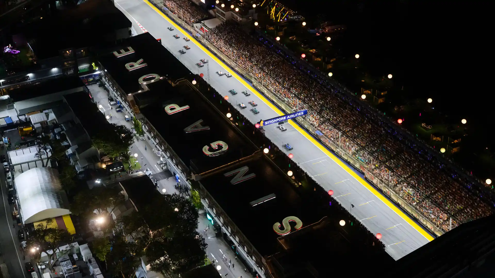 The Marina Bay Street Circuit where Nelson Piquet Jr. crashed into the wall during the 2010 Singapore Grand Prix. (Photo: Rudy Carezzevoli, Getty Images/Red Bull Content Pool)