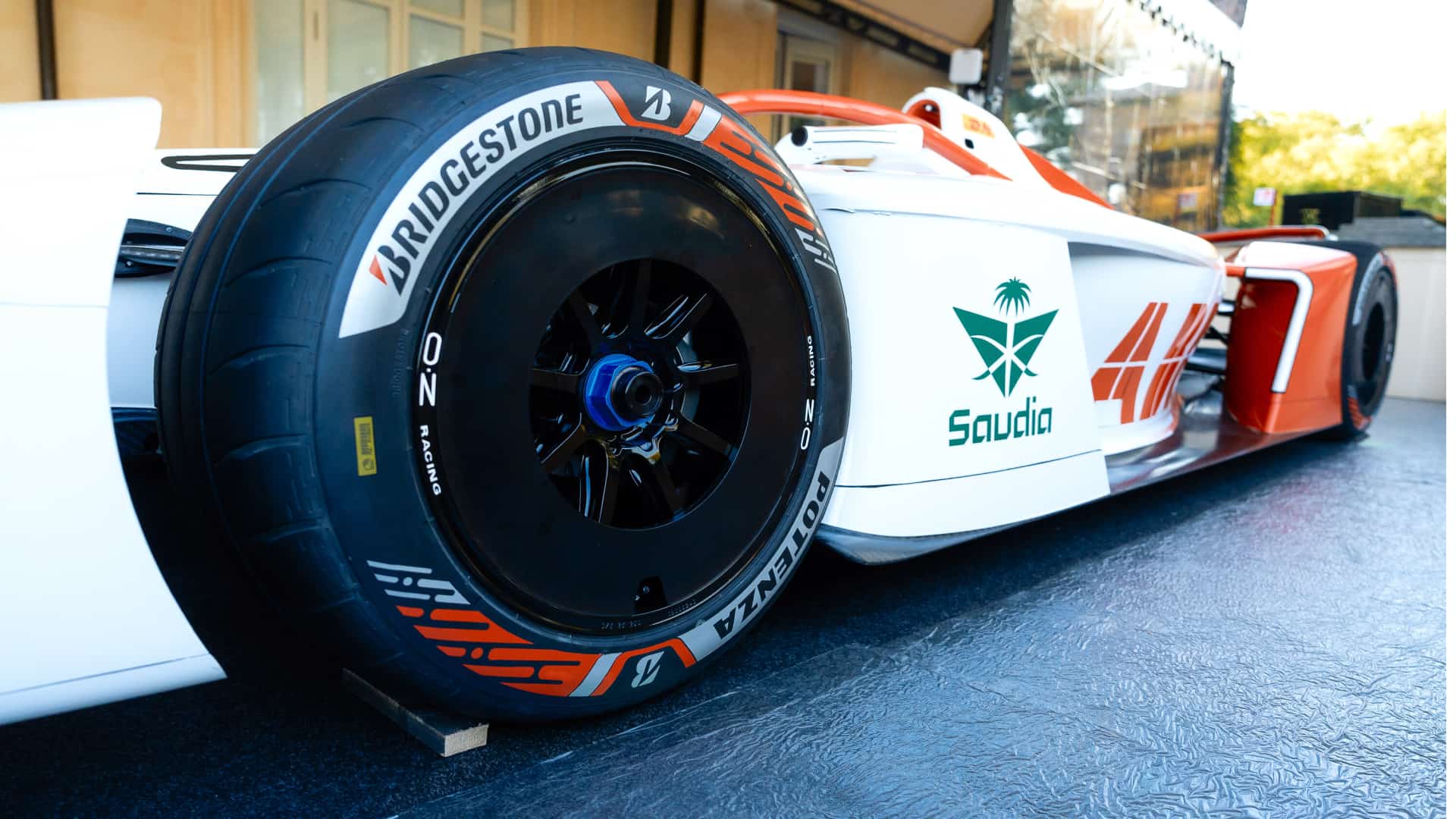 Bridgestone and Formula E celebrate the launch of their new partnership in Rome ahead of the sport's 13th season. (Photo credit: Bridgestone)