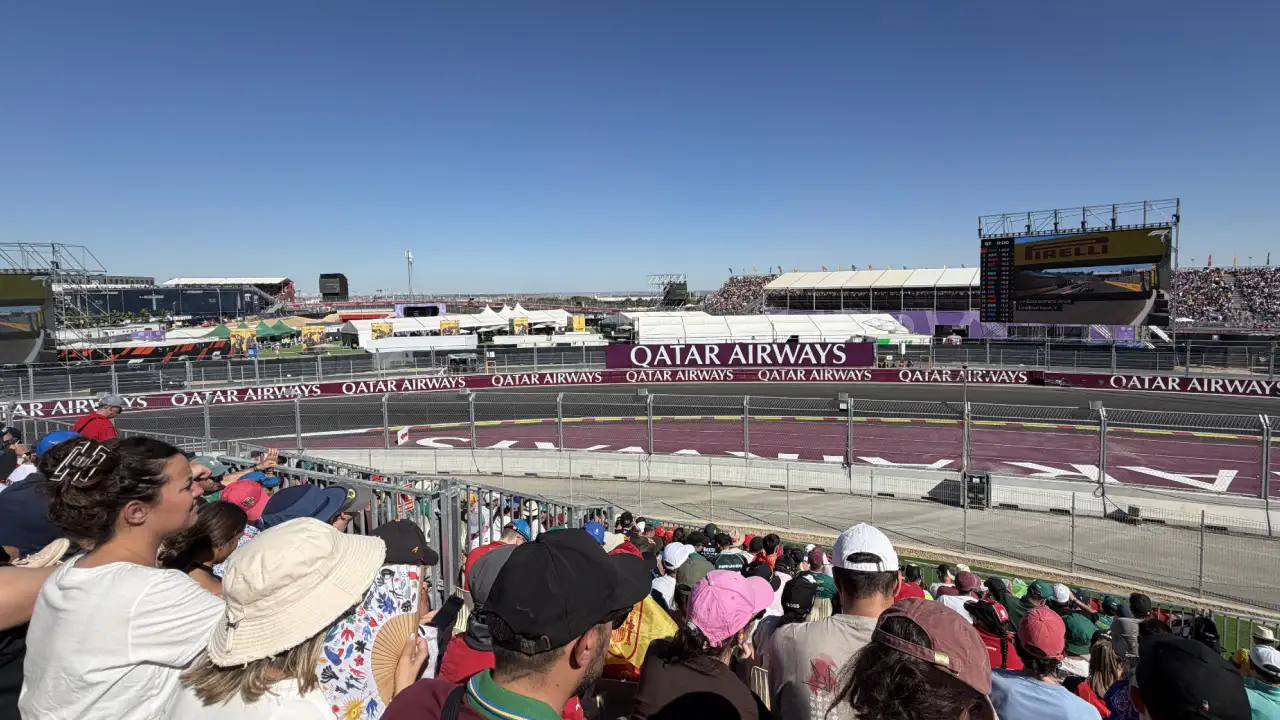 The view looking left from Grandstand 6 (Photo: Ric Pacheco/FanAmp)