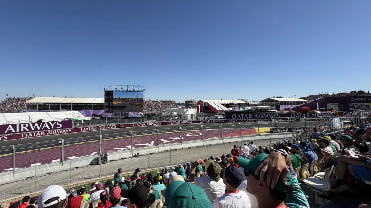 The view looking right from Grandstand 6 (Photo: Ric Pacheco/FanAmp)