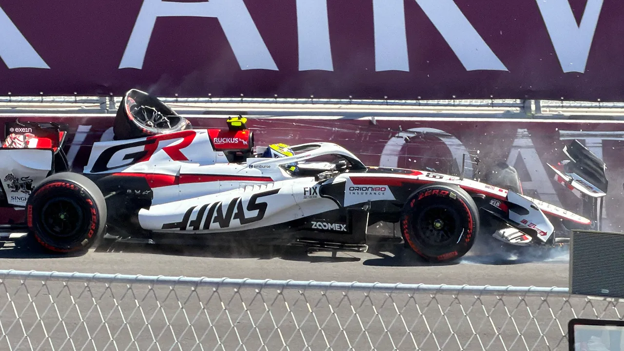 Oliver Bearman's Crash in FP3 (Photo: Ric Pacheco/FanAmp)