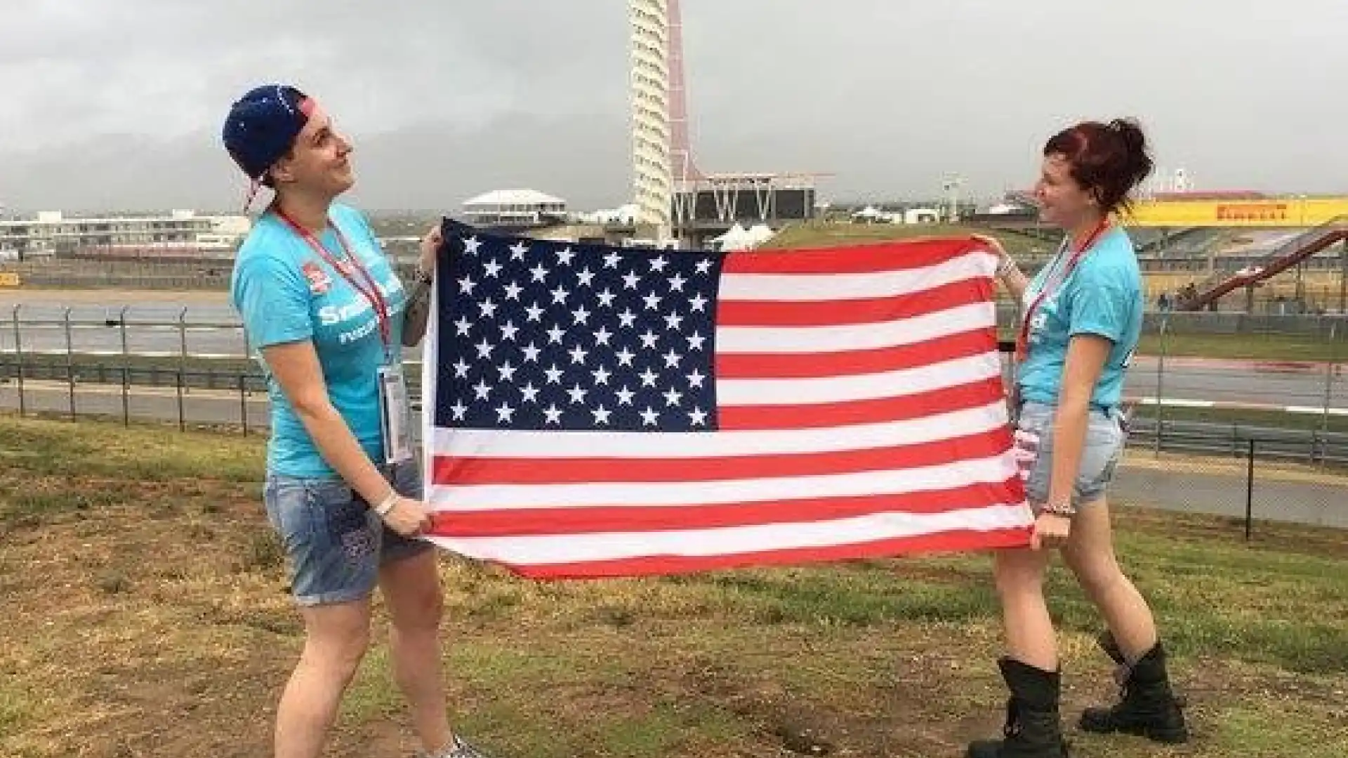 Elizabeth Blackstock and her friend Remy at COTA in 2015 (Photo: Elizabeth Blackstock/FanAmp)