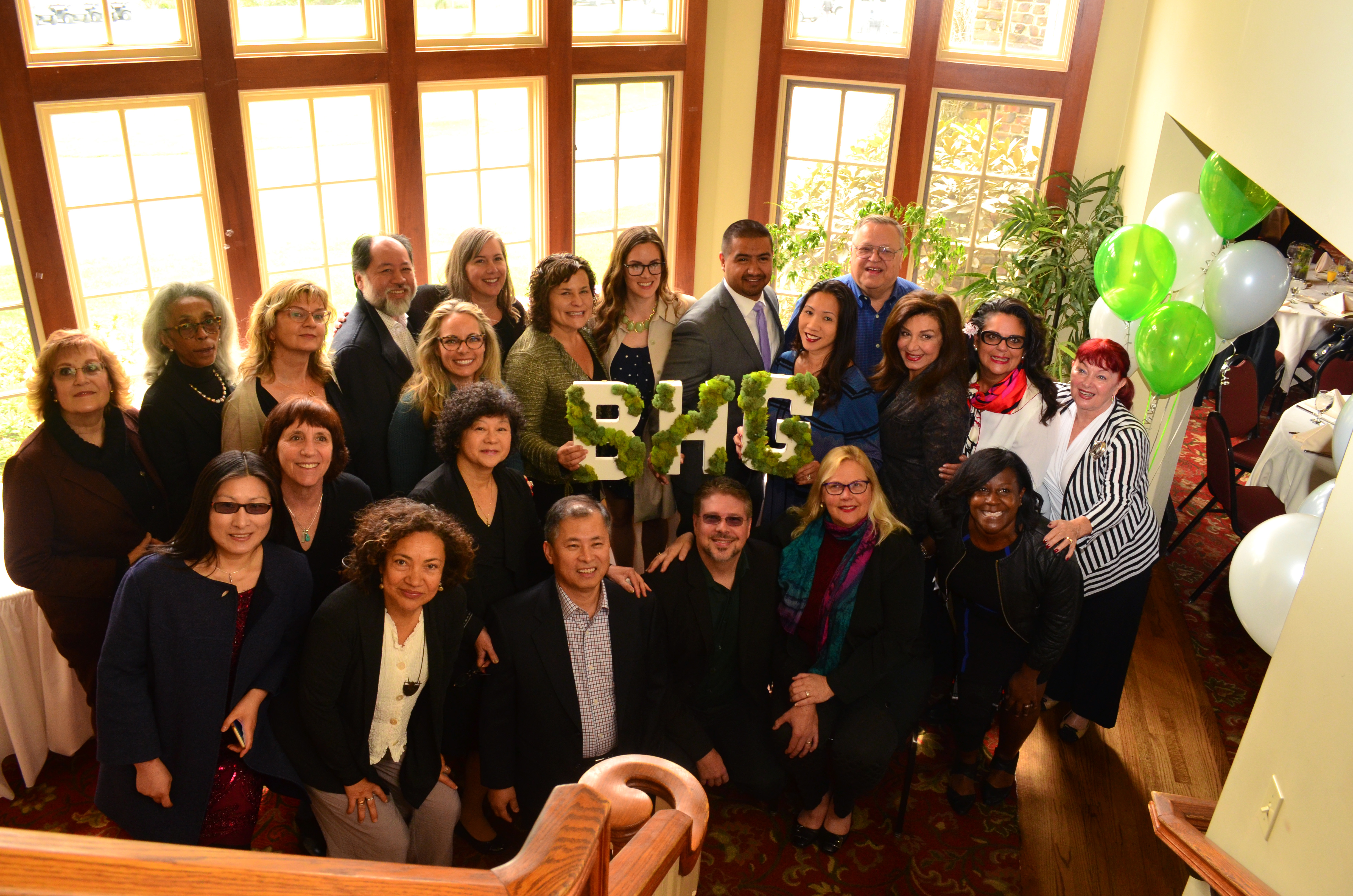 group photo at awards event for Better Homes and Garden
