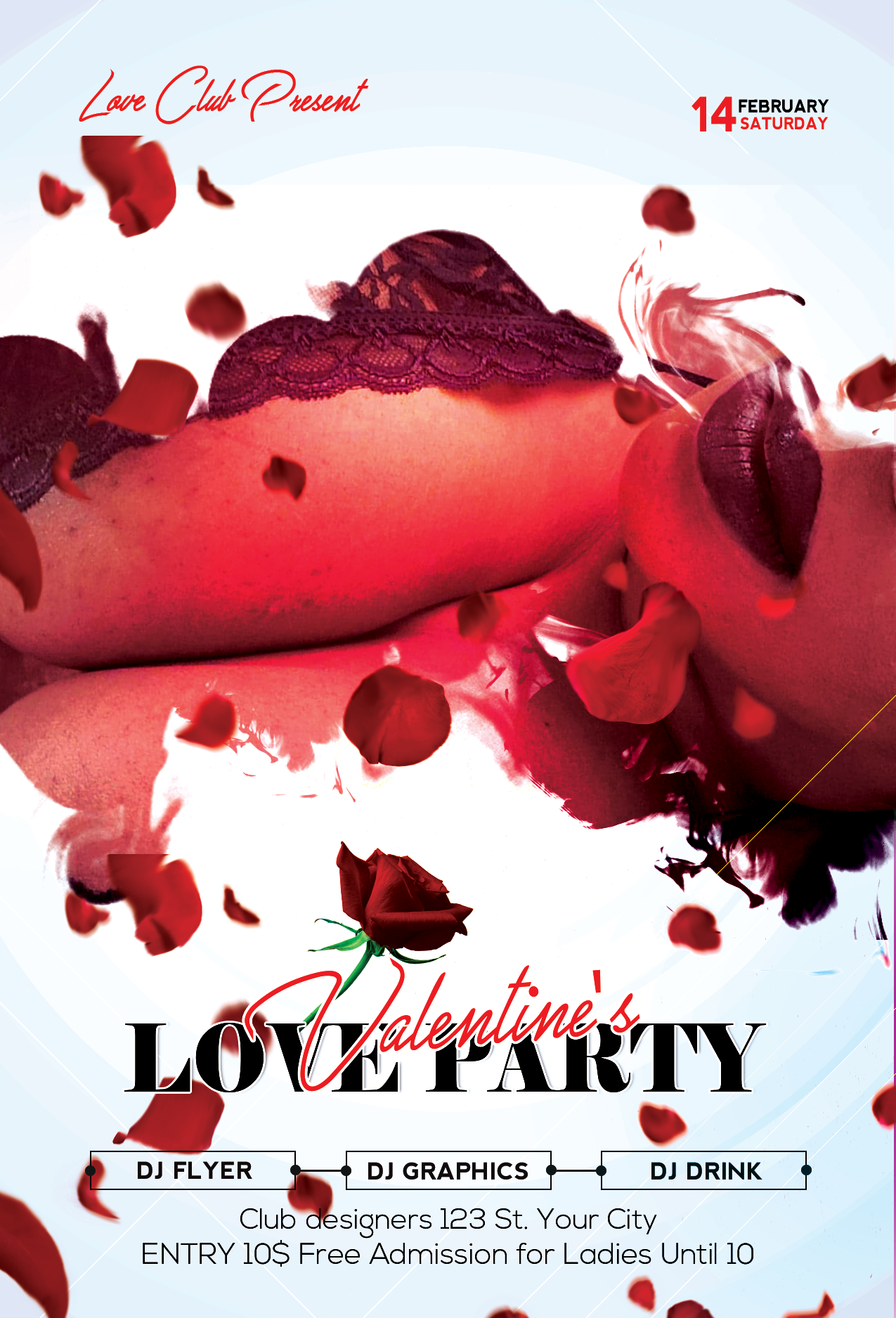 valentine's day flyer