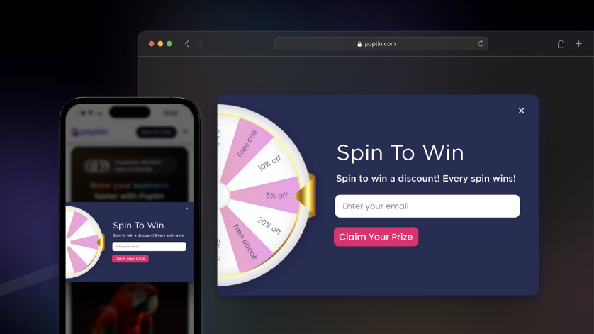 Poptin Exit Popup Email Pop Up - Grow Sales, Email & SMS with Exit Intent Popup, Spin... | Shopify App Store