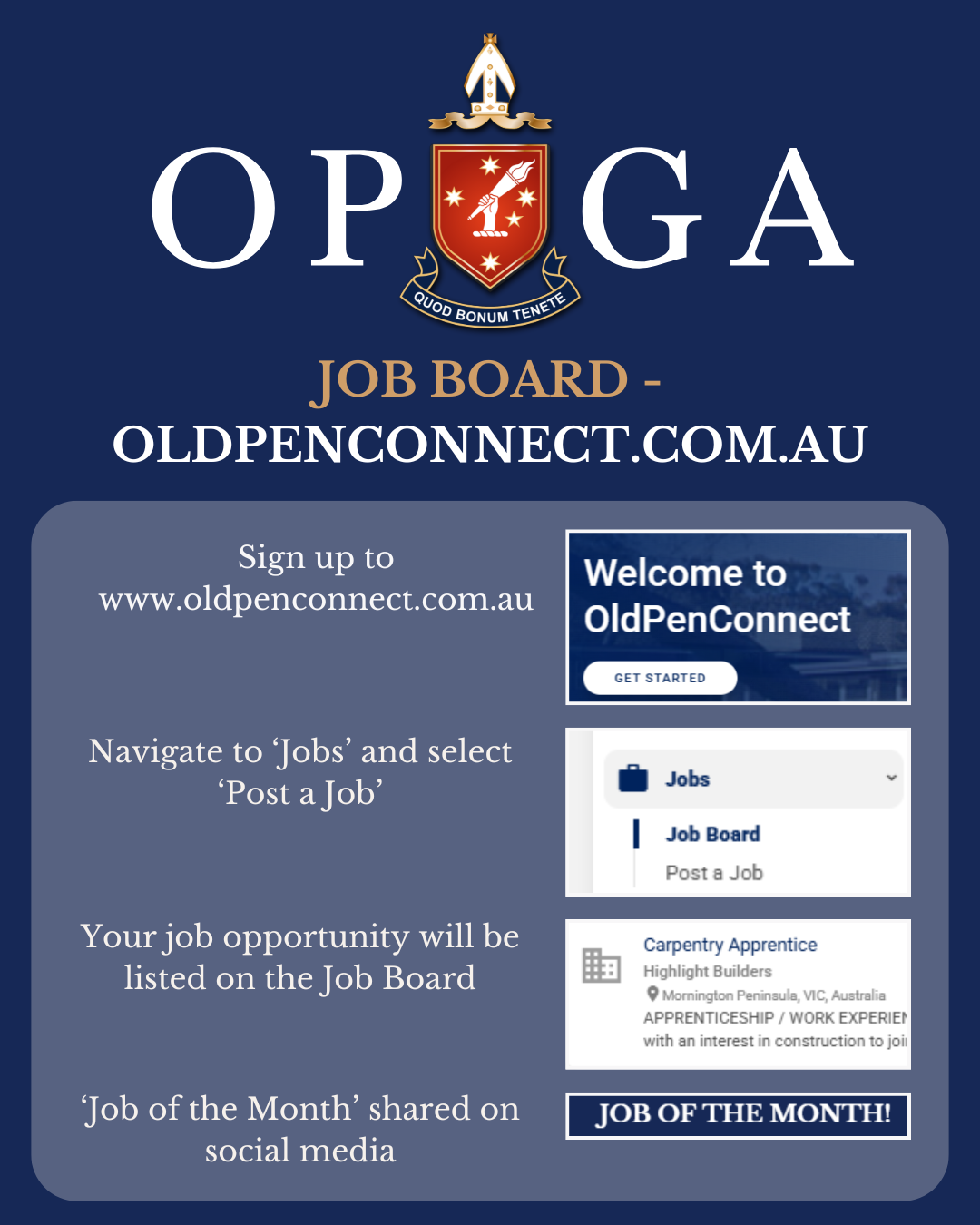 Support Local! Alumni Job Board Live