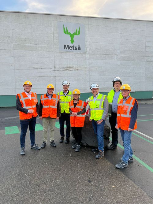 Firmenbesuch bei Metsä Tissue in Raubach