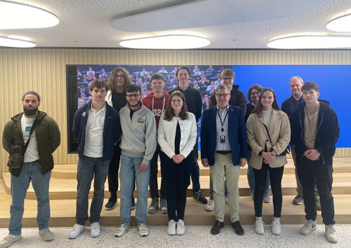 Gewinner:innen des Europaquiz des 4er-Netzwerkes