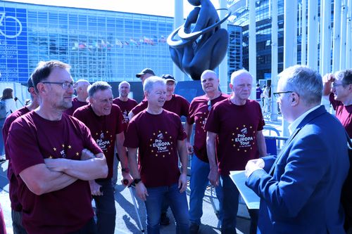 PRO-EUROPA-TOUR in Straßburg angekommen