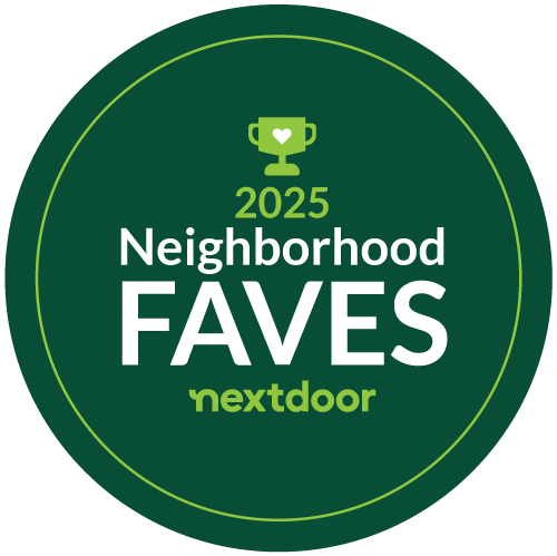 Nextdoor 2025 Neighborhood Faves winner badge