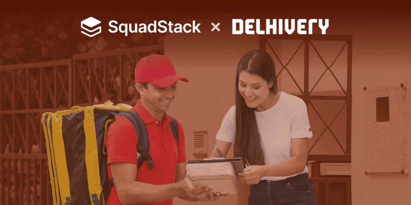 sqaudstack delhivery- Conversational AI in Logistics & Transportation Services
