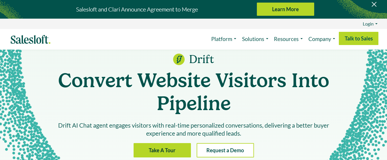 Top 12 AI-Based Lead Qualification Software- drift