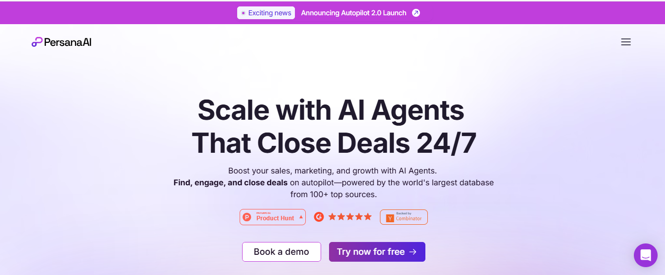 Top 12 AI-Based Lead Qualification Software- persana