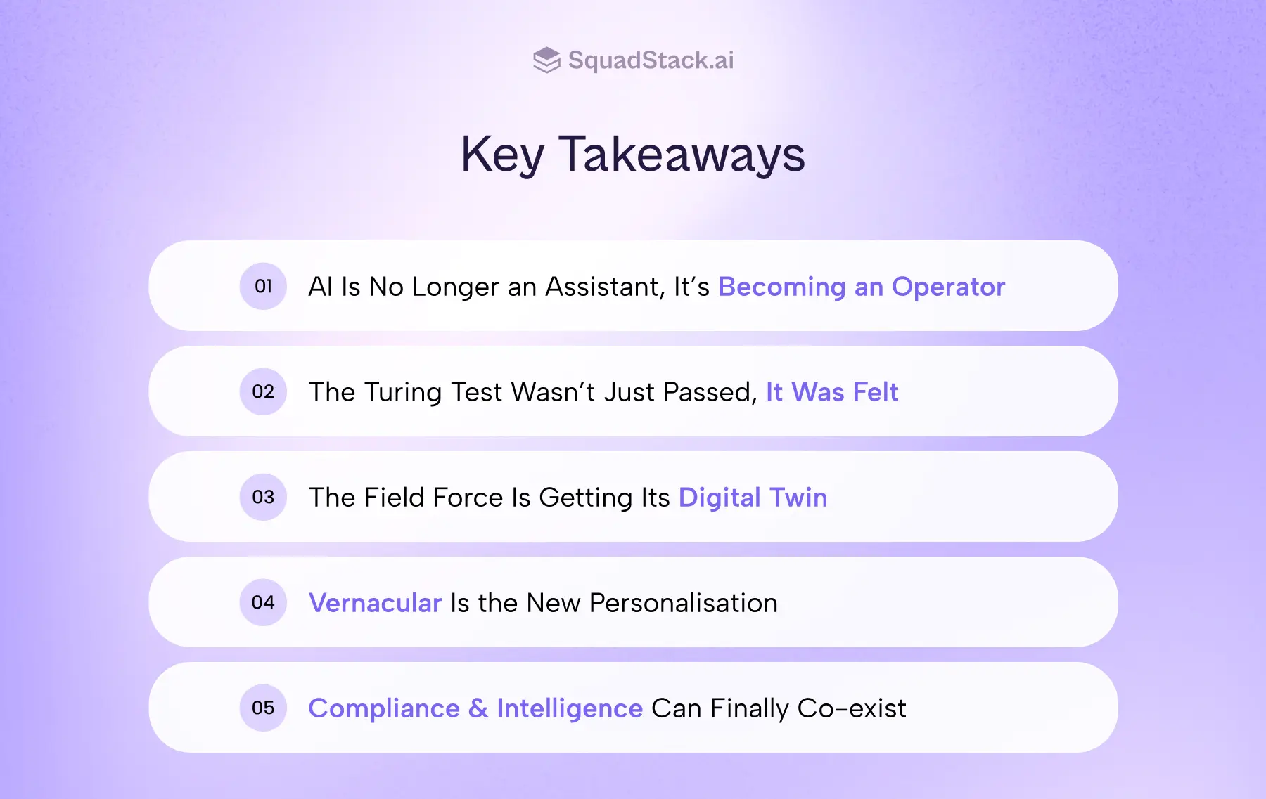 Key Takeaways
