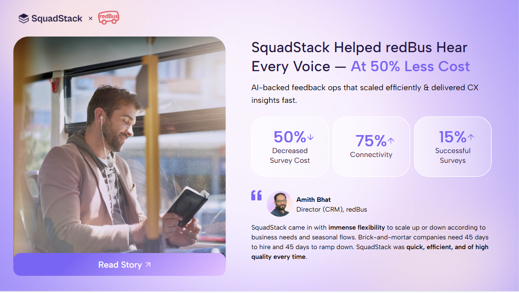 SquadStack.ai Call Bots transform Redbus