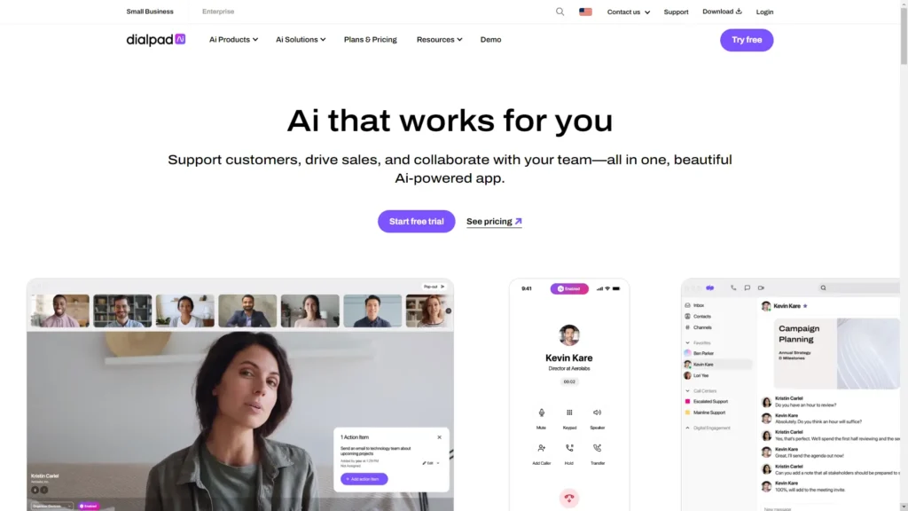 Dialpad AI Call Center Software Solutions