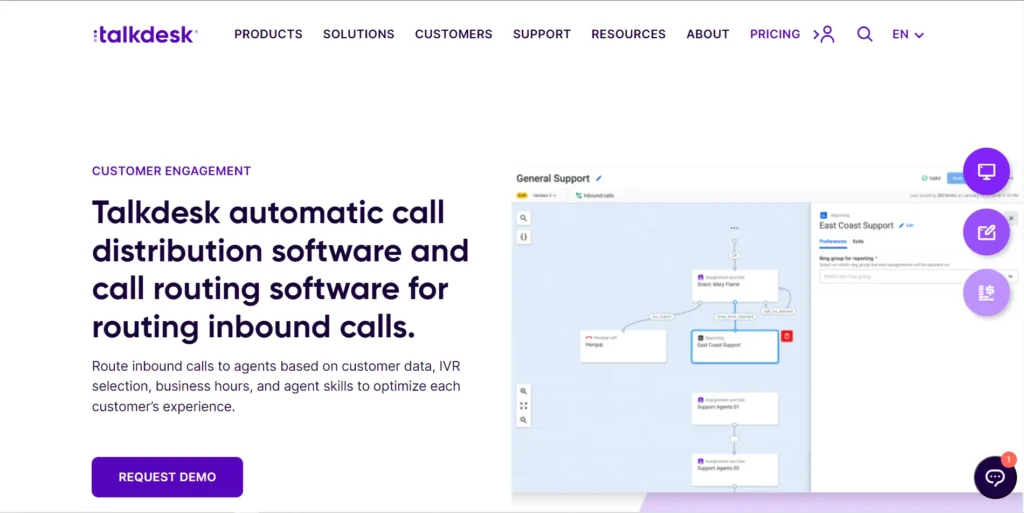 Talkdesk AI Call Center Software Solutions