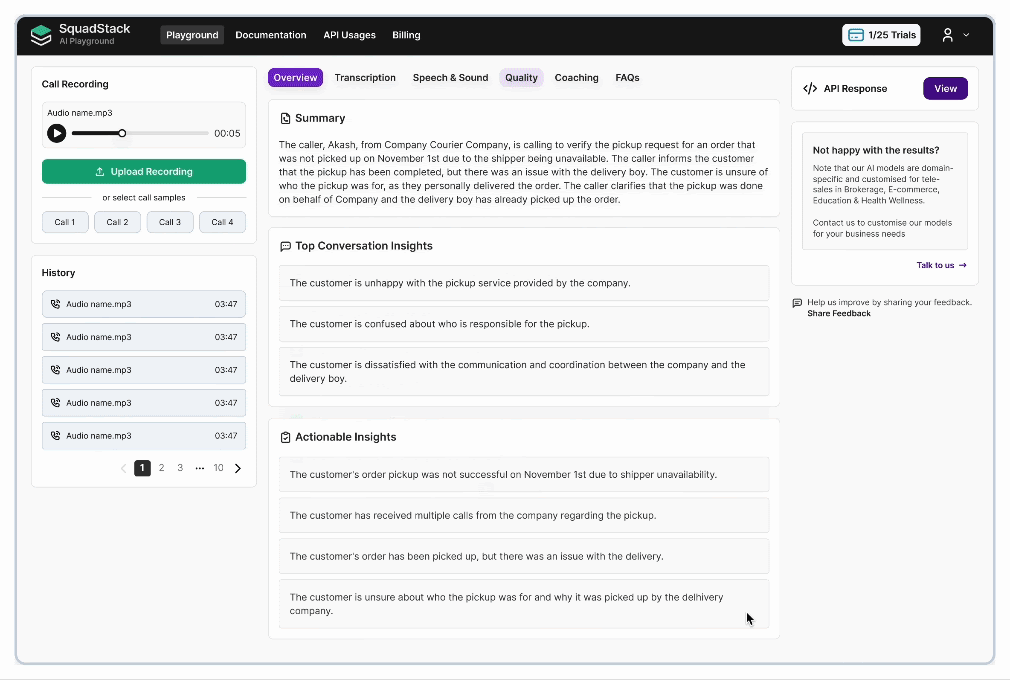 Performance Metrics