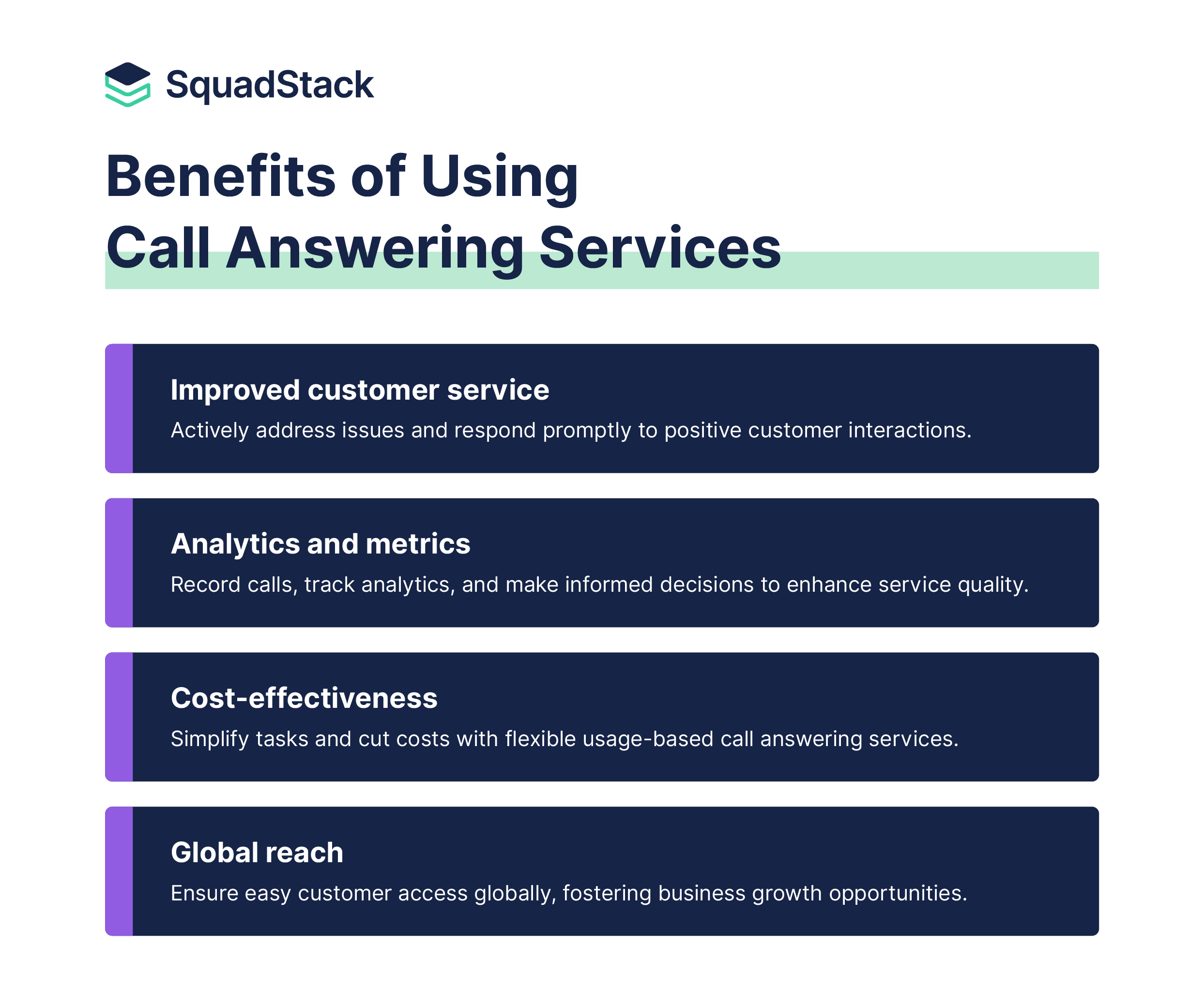 Benefits of call answering services