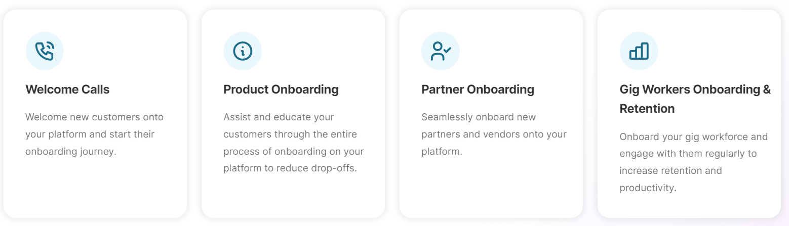 Various Onboarding Calling Solutions