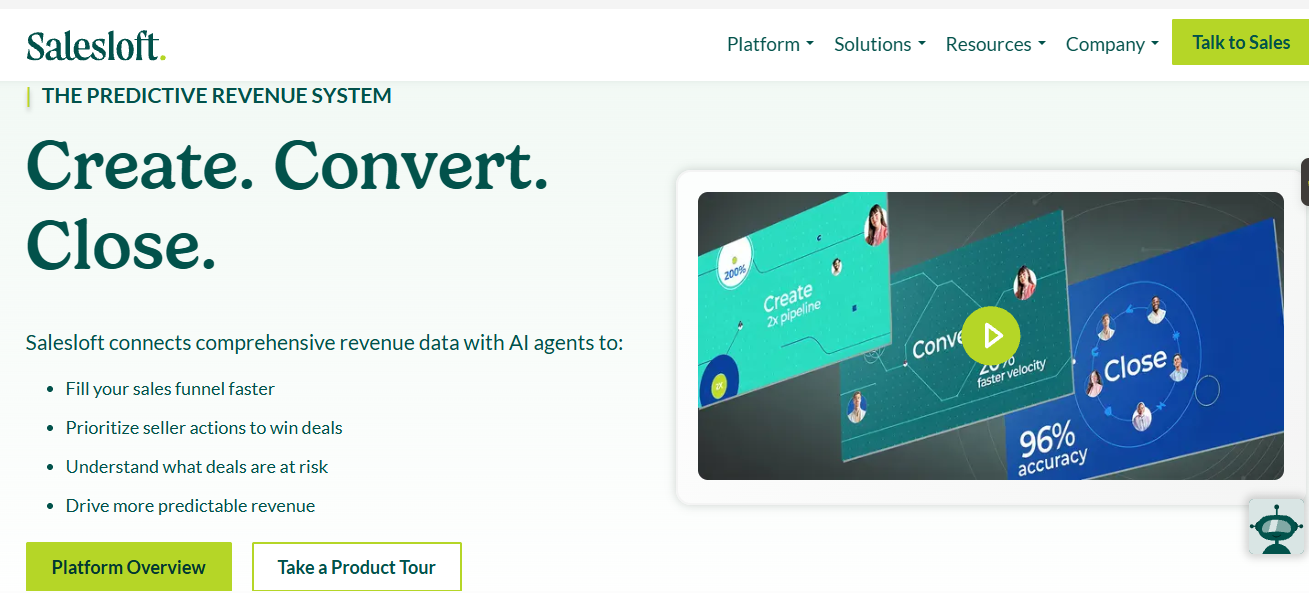 3. Salesloft — Best for Revenue Workflow Management – Best AI SDR Tools to Boost Sales Outreach in 2026